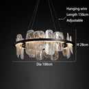 Axyaa Modern Nordic LED Chandelier for Hotel Lobby and Bar Decor