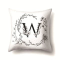 Nordic Style Letter Wreath Pillow Cover by Axyaa - Home Decor Essential
