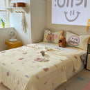 Axyaa Cartoon Ice Silk Summer Blanket: Double-Sided Cool Feeling Lightweight Duvet