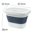 Axyaa Wall-Hung Laundry Basket - Large Capacity Foldable Hamper