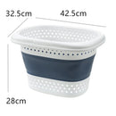 Axyaa Wall-Hung Laundry Basket - Large Capacity Foldable Hamper