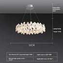 Axyaa Snowflake Luxury Modern Chandelier for Living Room, Dining Room, and Bedroom