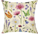 Axyaa Retro Insect Pattern Pillowcase for Home Decoration.