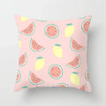 Axyaa Fruit Cushion Cover Collection: Avocado Orange Strawberry Print Party Decor
