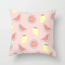 Axyaa Fruit Cushion Cover Collection: Avocado Orange Strawberry Print Party Decor