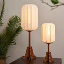 Axyaa Vintage Solid Wood Chinese Style Floor Lamp for Living Room & Bedroom