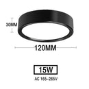 Axyaa 220V LED Ceiling Spot Downlights 15W-20W Kitchen Lighting Fixture