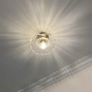 Axyaa Glass LED Ceiling Light Chandelier for Living Room Bedroom Decor