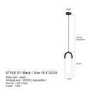 Axyaa Modern Nordic Chandelier for Bedroom and Restaurant
