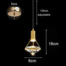 Axyaa Nordic Light Luxury Acrylic LED Chandelier for Home and Events