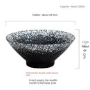 Axyaa Ceramic Ramen Bowl Soup Bowl Set: Creative Tableware for Home