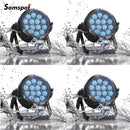 Axyaa 14LEDs Waterproof RGBW Par Light: DMX Sound Control Stage Effect for Disco Club