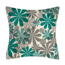 Axyaa Modern Daisy Grey Pillow Covers for Couch and Bed