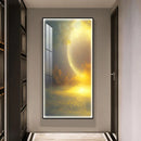 Axyaa Light Luxury LED Landscape Mural Lamp for Grand Entrance Decoration
