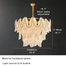 Axyaa Cloud Glass Pendant Light for Cozy Spaces