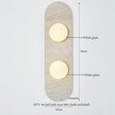 Axyaa Nordic Ceramic LED Wall Lamp for Modern Indoor Lighting