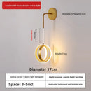 Axyaa Modern LED Wall Clock Light for Home Interior Decoration
