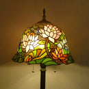 Axyaa Stained Glass Floor Lamp: American Retro Tiffany Design for Living Room & Bedroom