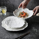 Axya Irregular Ceramic Dinner Plate Set