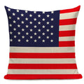 Axyaa Union Jack American Flag Throw Pillow Cases 45x45cm Square Top King Size