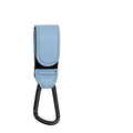 Axyaa PU Leather Stroller Hook - 360 Degree Rotatable Pram Organizer