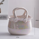 Axyaa Nordic Light Luxury Bags, Ceramic Decor, Dried Flowers, Vases for Home, Hotel, Exhibition Hall