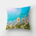 Axyaa Butterfly Charms Pillowcase: Sofa Car Waist Cushion Cover - Ins Style Landscape