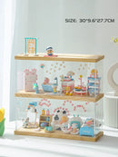 Axyaa Anime Figure Display Case for Q Version Collectibles