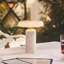 Axyaa Marble LED Desk Lamp Touch Switch Living Room Bedroom Study Cafe