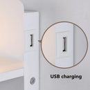 Axya USB Wall Lamp Toilet Paper Holder for Bathroom and Balcony