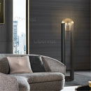 Axyaa Brass Floor Lamp with Glass Ball for Bedroom, Living Room, Study