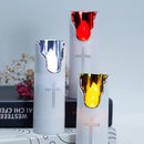 Axyaa Flameless Music Speaker Candle Lamp: Swinging Flame, LED Electric, Church & Cemetery