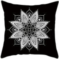 Axyaa Mandala Print Square Pillowcase for Home Decor and Sofa Cushions