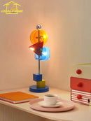 Axyaa Memphis LED Table Lamp Modern Minimalist Design Colorful Lights