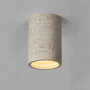 Axyaa Red Cement Downlight: Nordic Grey Led Ceiling Spotlight for Bedroom