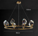 Axyaa LED Chandeliers: Modern Pendant Lighting for Dining Room, Ceiling Hanging Lamps