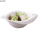 Axya Irregular Ceramic Dinner Salad Bowl Set Modern Hotel Restaurant Soup Basin