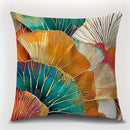 Axyaa Ginkgo Biloba Pattern Printing Pillowcase Home Room Decoration Sofa Chair Cover