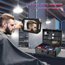 Axyaa Barber Tool Case: Professional Briefcase for Clippers and Supplies