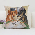 Pablo Picasso Wiener Dog Pillowcase for Modern Home Decor by Axyaa
