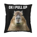 Axyaa Capybara Home Cushion Cover - Nordic Throw Pillow Cover