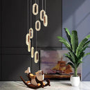 Axyaa Modern LED Ceiling Lamp Chandelier for Indoor Decor and Lighting