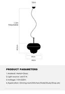Axyaa Milk Glass Chandelier: Retro Luxury Pendant Lamp for Kitchen, Hotel, and Home Decor