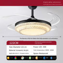 Axyaa Household Invisible Electric Fan Ceiling - Restaurant Quality Fan with Remote Control