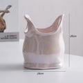 Axyaa Nordic Light Luxury Bags, Ceramic Decor, Dried Flowers, Vases for Home, Hotel, Exhibition Hall