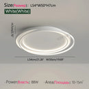 Axyaa Circular LED Bedroom Ceiling Lamp - Modern Nordic Minimalist Lighting for Home