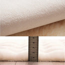 Axyaa Round Rabbit Fur Carpet: Soft Fluffy Rug for Home Decor & Kids Room