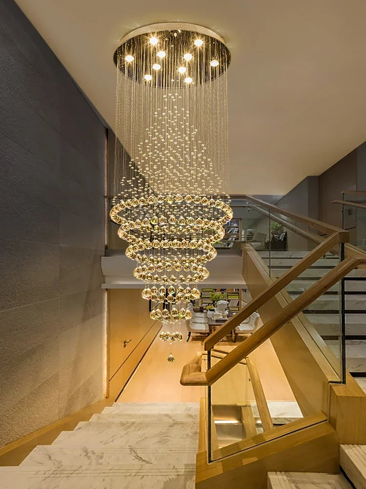 Axyaa Starry Crystal Chandelier - Artistic Wedding Decor
