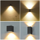 Axyaa Outdoor Waterproof Wall Lamps, Indoor Up Down Light for Garden, Porch, Terrace and Balcony Sconce