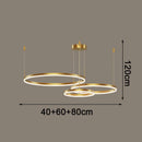 Axyaa LED Chandelier Pendant Light for Modern Dine Room, Indoor Living Room Ceiling Lamp